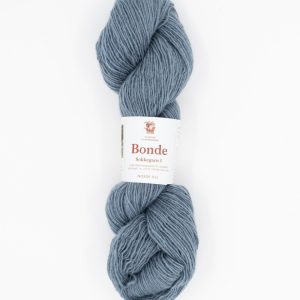 Bonde sokkegarn 1, lys blågrå (50g) partivare *