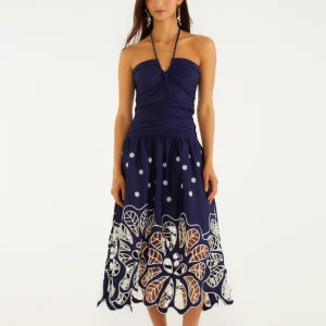 Kjoler | Bicolor Richilieur - Dark Blue