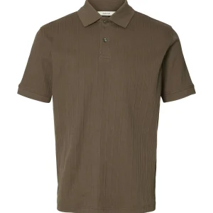 Cole Rib Polo Brun