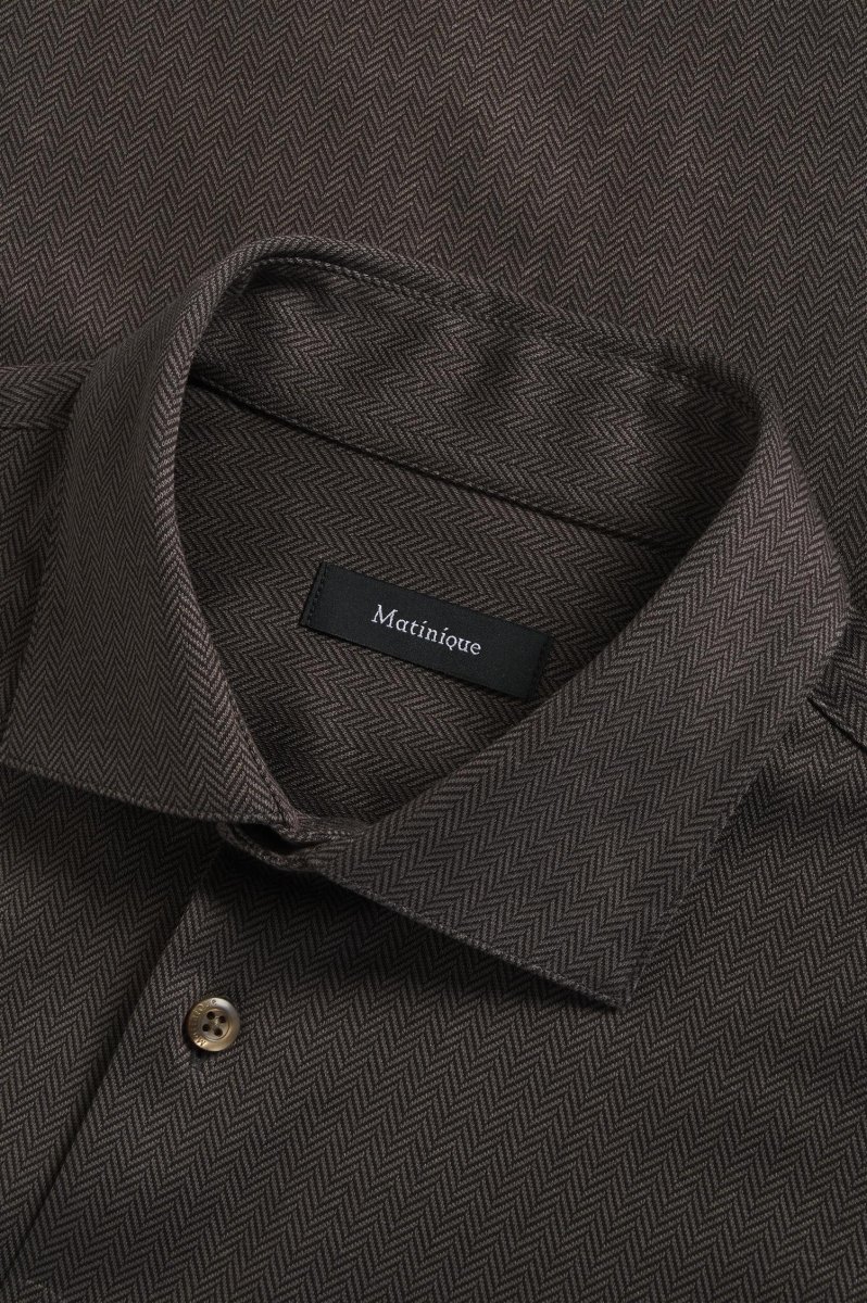 Marc Shirt Mørkebrun - Image 5