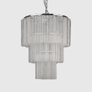 Fontaine Chandelier M Clear/Chrome Lamper