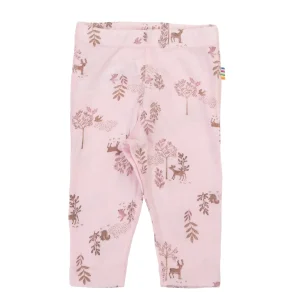 Joha - Leggings i ull/silke «Deer» Lys rosa