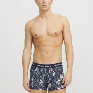 Brady Flower trunks 3 Pack Blå