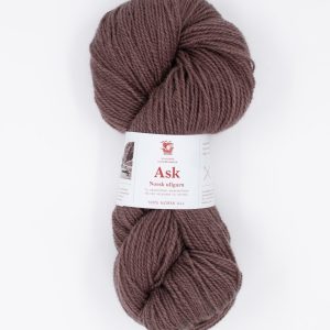 Ask ullgarn, lillabeige