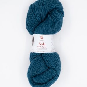 Ask ullgarn, mørk flyblå