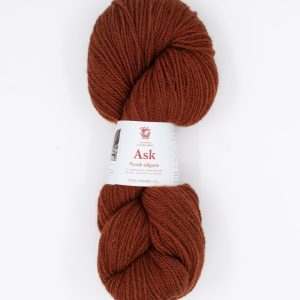 Ask ullgarn, cognac brun