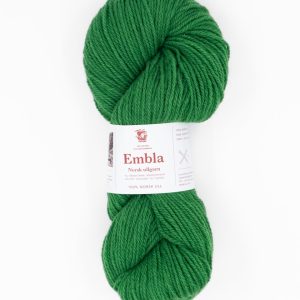 Embla ullgarn, ren grønn
