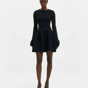 Kjoler | Elona Voluminous Skirt Knitted Mini Dress