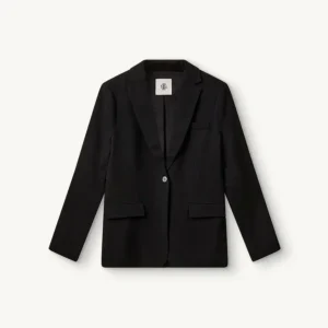 Crepe Blazer Black Blazere