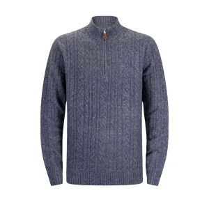Half Zip Sweater Mørkegrå