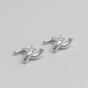 Rose Cufflinks Silver Smykker