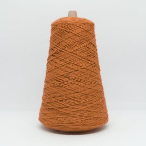 Alv kamgarn 14/2, cognac rød