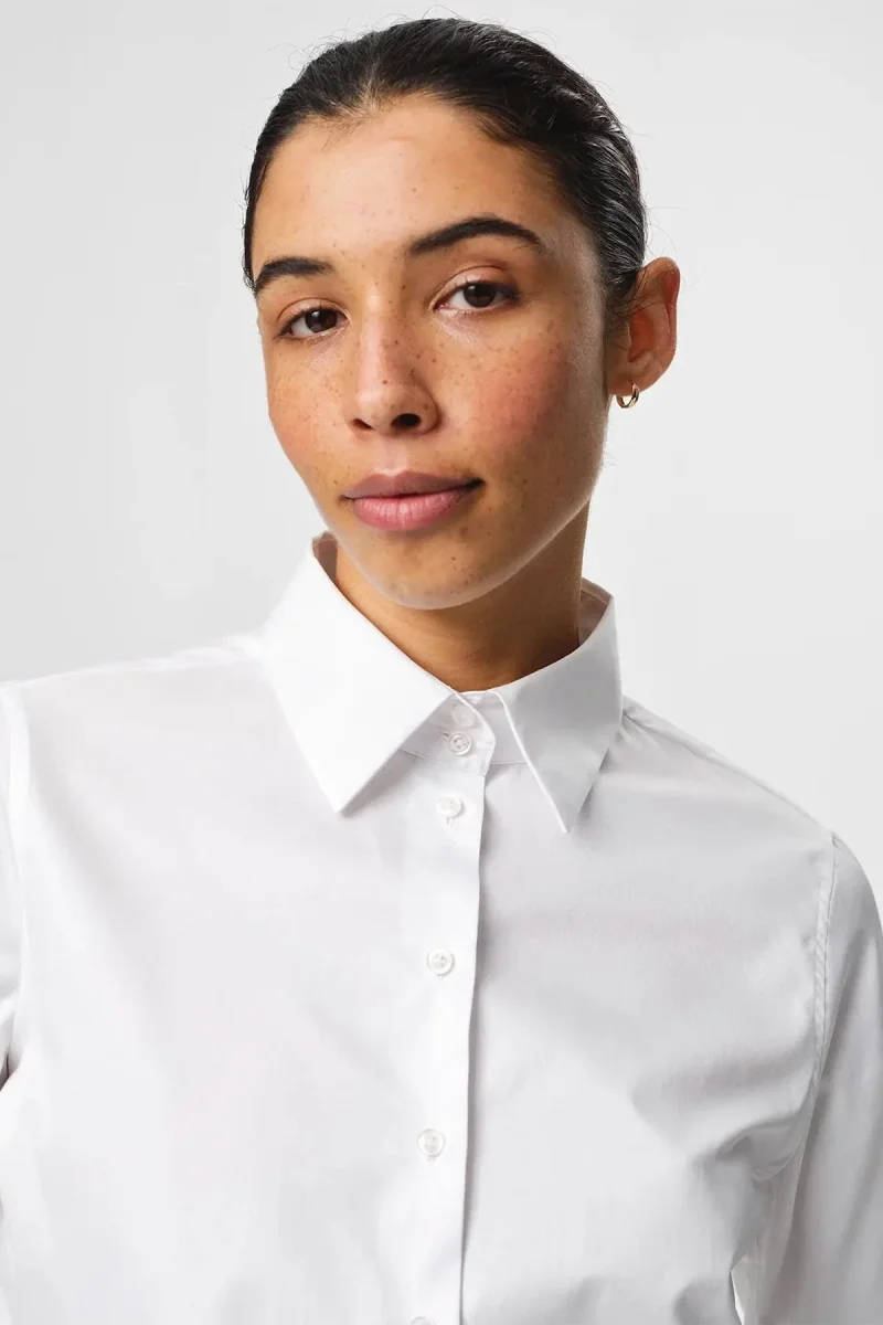 T-skjorter | Marianne Rib Tee - White - Image 4