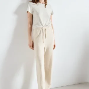Bukser | Itonay Pants Ecru Melange