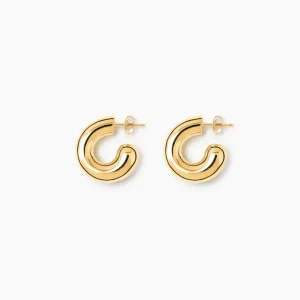 The Rose Earrings Gold Øredobber