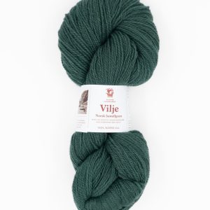 Vilje lamullgarn, dyp grønn