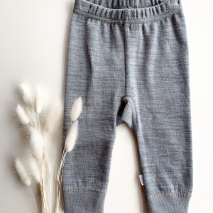 Joha - Leggings i ull/bomull Grå