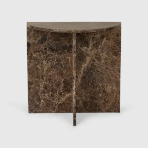 Moon Side Table Brown Bord
