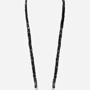 Accessories | Della Bandana Noir Tresse