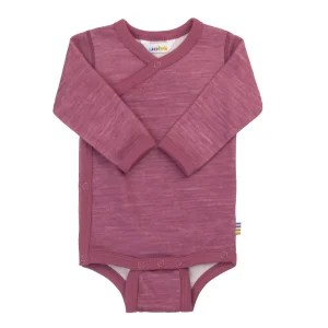 Joha - Fold-over body i ull/bambus Bordeaux
