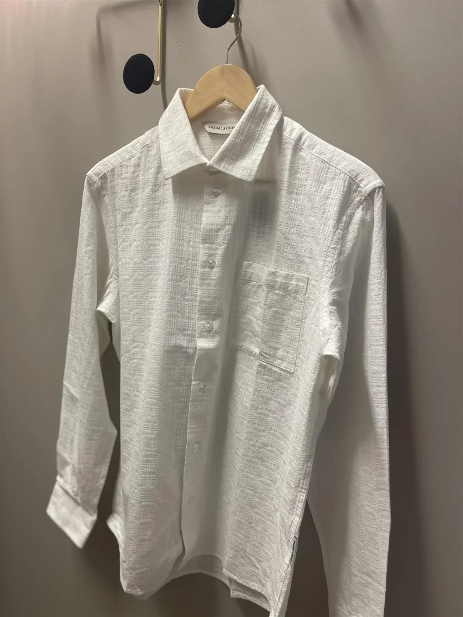 Friberg Jaquard Shirt Hvit