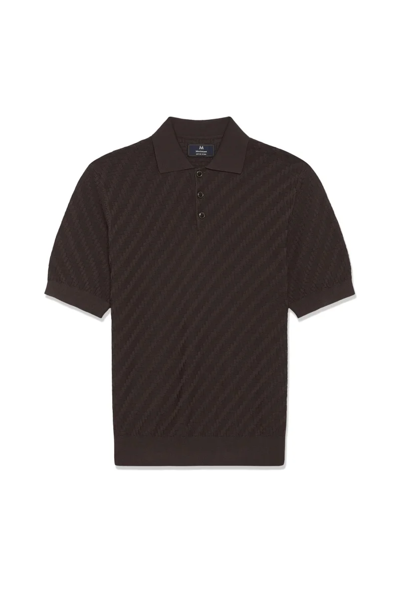 Polo Knit Heritage Mørkebrun - Image 5