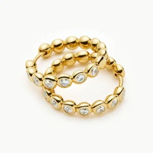 Øredobber | Tennis Medium Hoop Earrings