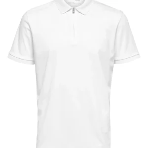 Fave Zip Polo Hvit