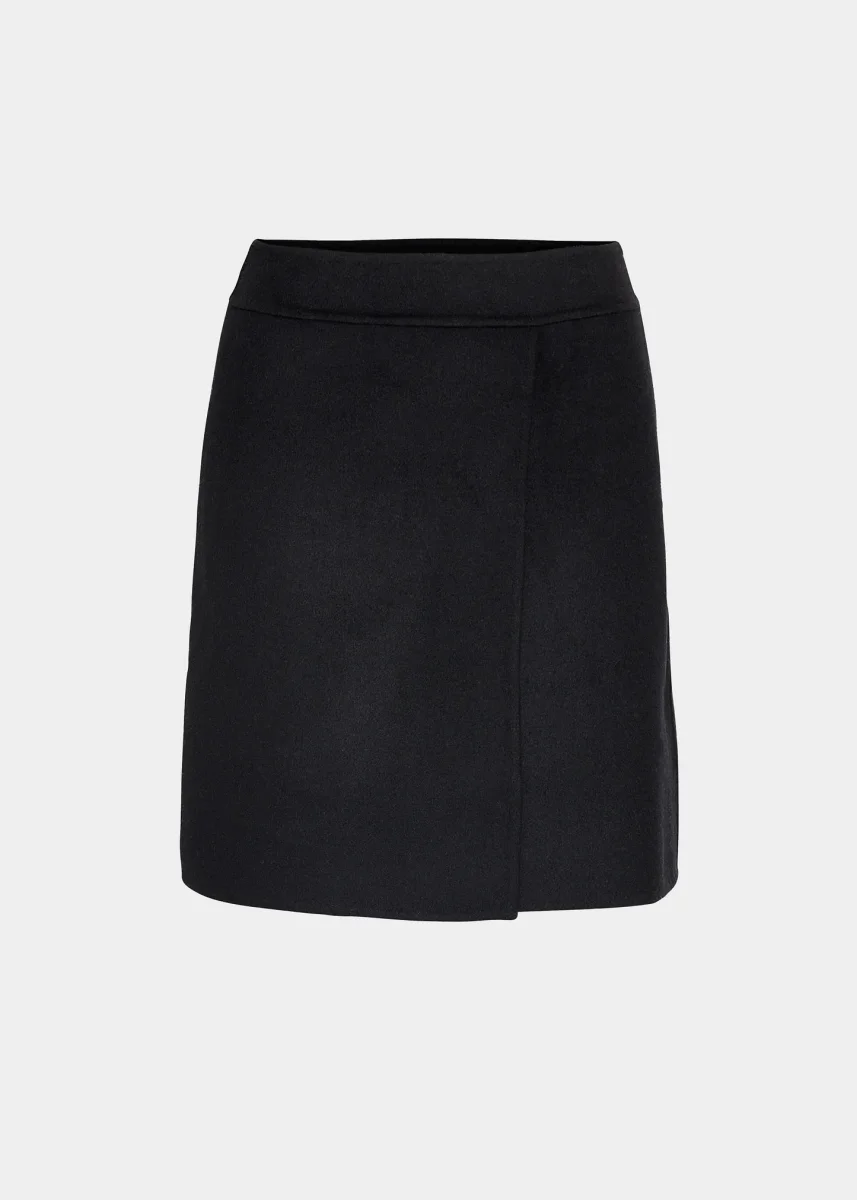 Kaia Wool Skirt Black Skjørt - Image 4