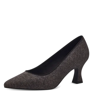 Pumps Bronse Glitter Sort