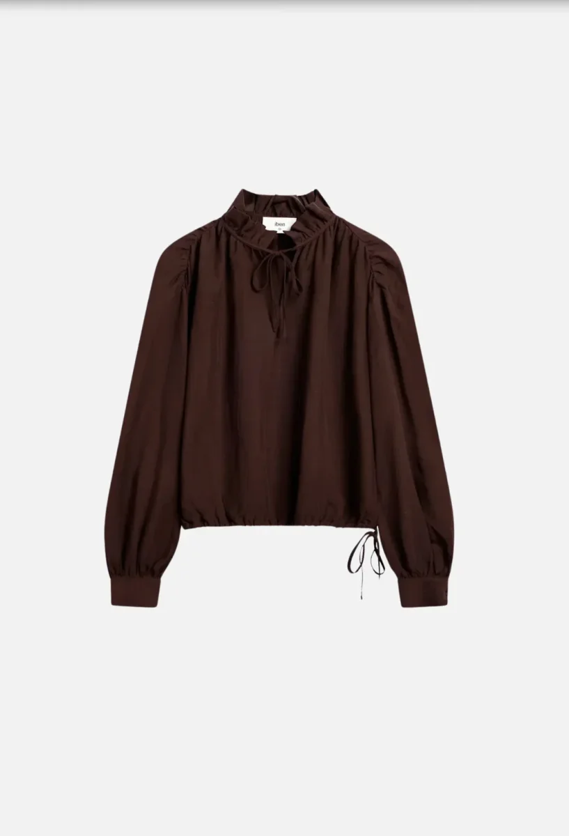 Brooke Blouse Cocoa Brown Bluser - Image 2