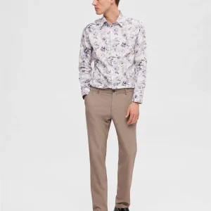 SLIM-ROBERT FLEX PANTS Beige