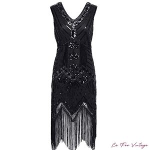 Gatsby Flapper-kjole i stor størrelse fra 20-tallet
