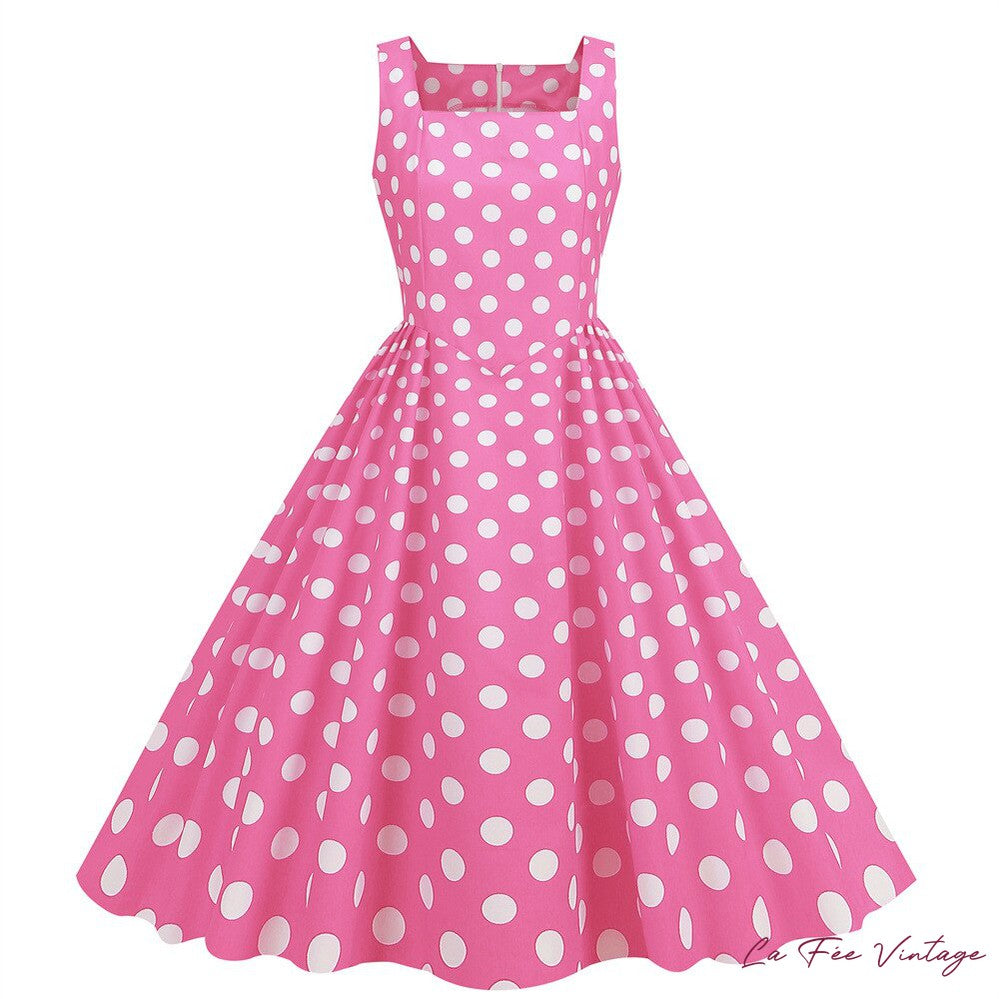 Pin-up sommerkjole med prikker - Image 2