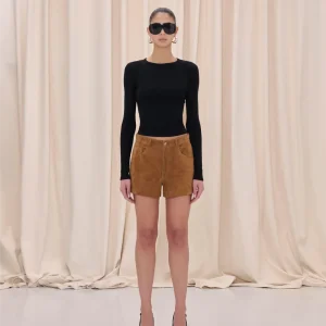 Shorts | Brit Suede Shorts Chocolate
