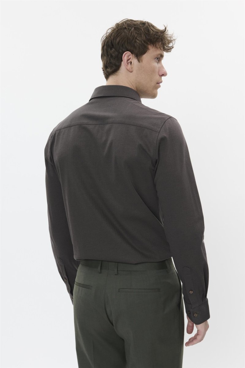 Marc Shirt Mørkebrun - Image 3