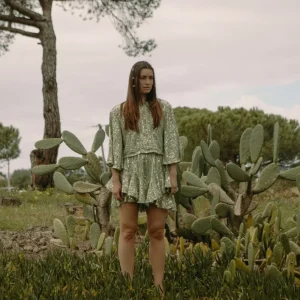 Skjørt | Sequin Shirt Shorts Soft Pistachio