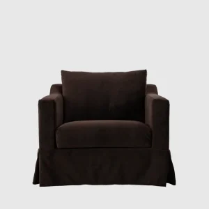 Eden Lounge Chair Chocolate Brown Stoler