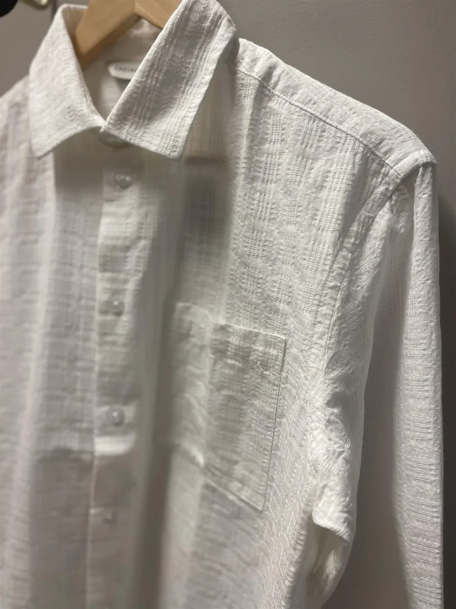 Friberg Jaquard Shirt Hvit - Image 3