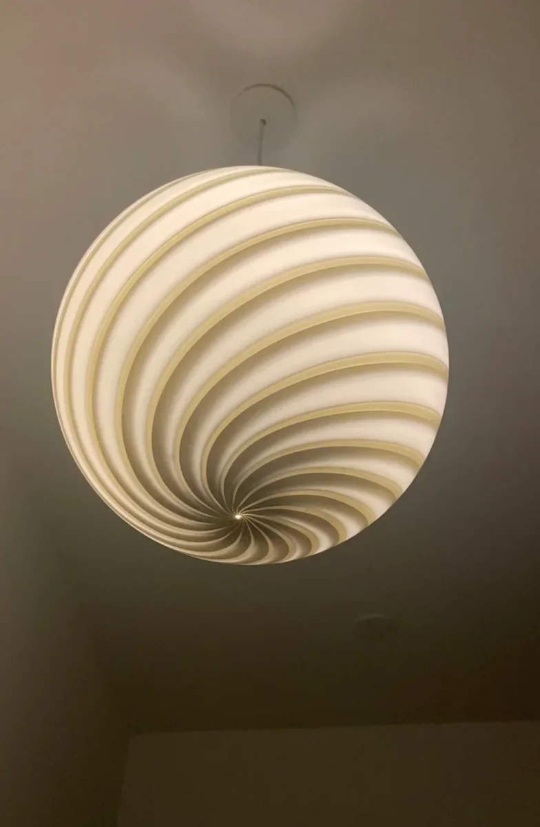 Ø30 Murano Pendel Grå Brun Lamper - Image 5