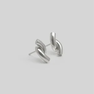 Rose Studs Silver Øredobber