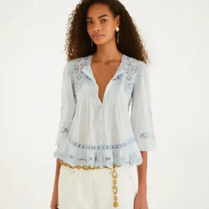 Bluser | Farm Rio Richelieu short sleeve blouse
