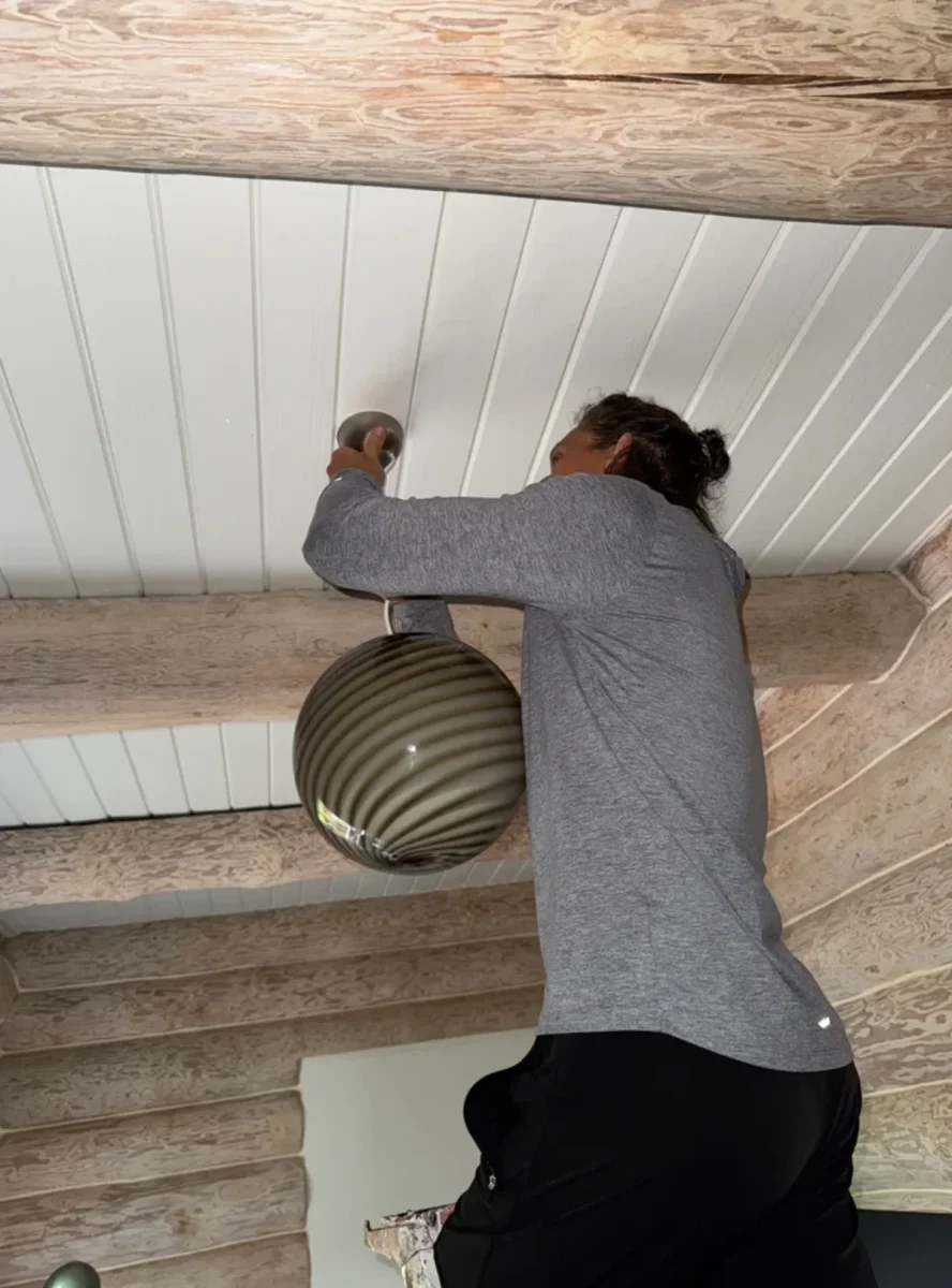 Ø30 Murano Pendel Grå Brun Lamper - Image 4